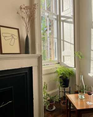The private room at Spry wine bar in Edinburgh