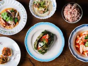 This is an image of a variety of dishes from som saa, a restaurant in London This is an image of a variety of dishes from som saa, a restaurant in London
