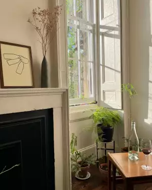 The private room at Spry wine bar in Edinburgh