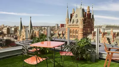 This is an image of The Standard Rooftop at The Standard, London in King's Cross.