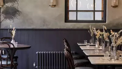 This is a photo of the restaurant's interior design at Wilding, Oxford.