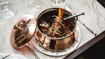This is a photo of a lamb dish from Kutir's new Father's Day Menu, Chelsea, London