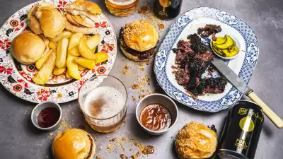 This is an image of the FLANK BBQ kit in collaboration with Restaurant Kits