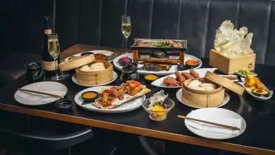 This is a photo of Flesh & Buns brunch spread.