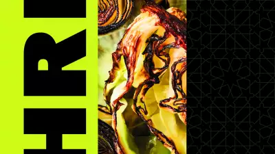 This is a photo of Selin Kiazim's new cookbook, THREE.
