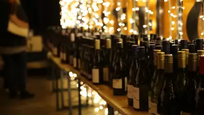 This is a photo of wine bottles at The Laundry, Brixton.
