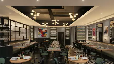 This is an image of the interiors of Revolve restaurant