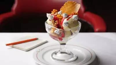 This is a colour image of the Sundae at The Colony Grill Room, Mayfair