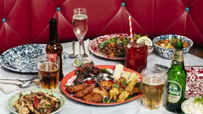 A colour image of Rosa's Thai bottomless brunch