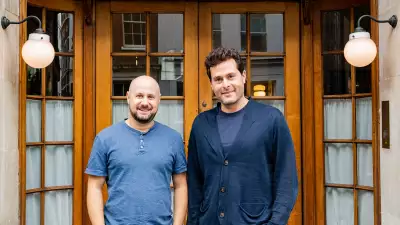 A colour portrait of Tom Cenci and Guy Ivesha