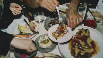 Colour image of food at The Tent