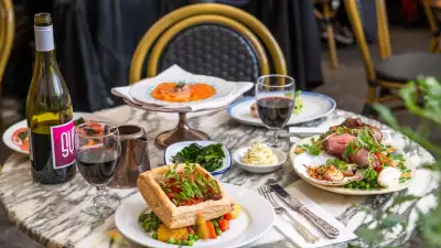 This is an image of the summer roast dinner at The Laundry in Brixton