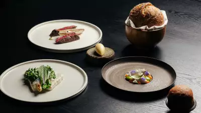 This is an image of some dishes at Cardinal, Edinburgh