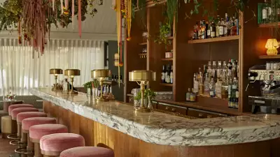 This is an image of the interior and bar at Yasmin in Soho