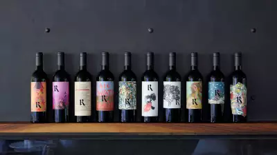This is an image of wine bottles