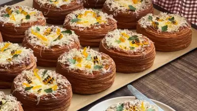Corn, Prima Donna and fermented habanero pastry by Darcie Maher from Lannan Bakery in Edinburgh