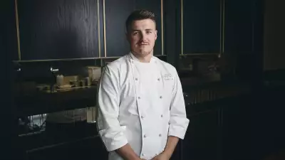 This is a photo of Charlie Crote, the head chef at Brasserie Constance