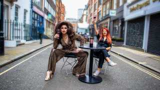 This is a photo of the Drag and Wine night at Golden Gai, Soho, London.
