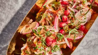 This is a photo of a dish from new Indian restaurant, Manthan, from Chef Rohit Ghai.