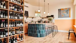 This is a photo of the bar at Hector's, Broadway Market.