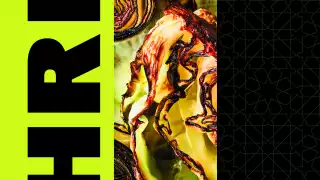 This is a photo of Selin Kiazim's new cookbook, THREE.