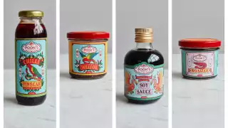 An image of the four-product selection of Chinese sauces from Poon's