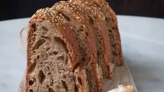 This is a photo of Oklava's Date Butter and Bread