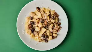This is a photo of Pastaio's Christmas gnocchi special.