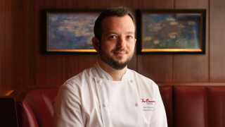 This is a colour image of Ben Boeynaems, executive Head Chef at The Beaumont hotel in Mayfair