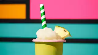 This is an image of the Lahpet slushy at Pastaio