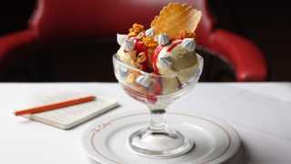 This is a colour image of the Sundae at The Colony Grill Room, Mayfair