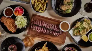 A colour image of a Dexter Beef rump at "MU"