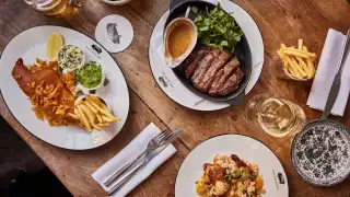 A colour image of a roast at The Chelsea Pig