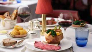 A colour image of The Colony Grill Room Sunday roast