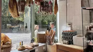 A colour image of a deli in Edinburgh