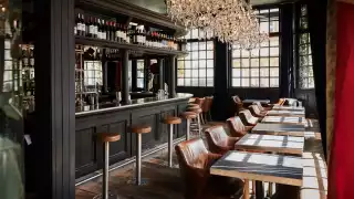 Colour image of the dining room at The Chelsea Pig