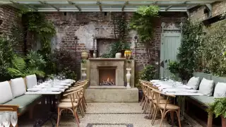 Colour image of the Luca terrace