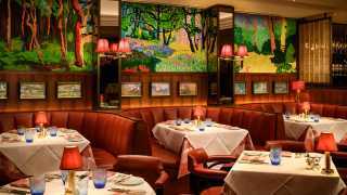 Colour image of the interiors at The Colony Grill Room