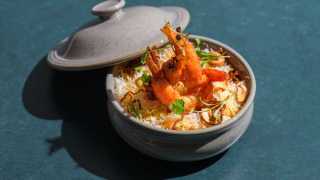 A photo of a king prawn string hopper biriyani from Kolamba East