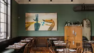 The dining room at The Palmerston restaurant in Edinburgh