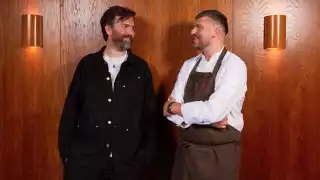 This is a photo of Luke Ahearne and Stevie Parle to open MOTORINO this October