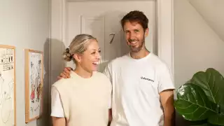 This is a photo of Anna and Dean at Celentano's