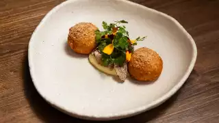 This is a photo of the Chicken Kyiv at SINO in Notting Hill