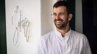 This is a photo of executive chef Ryan Cole at Salsify