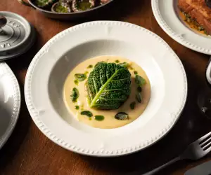 Colour image of a dish from Nessa, opening in March